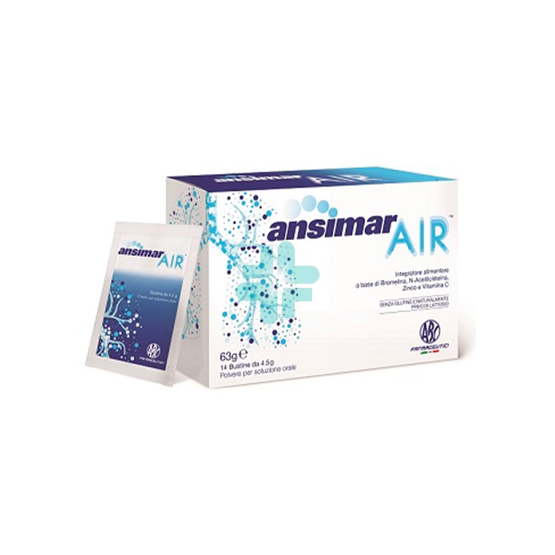 ABC Farmaceutici Linea Pneumologici Ansimar Air 14 bustine
