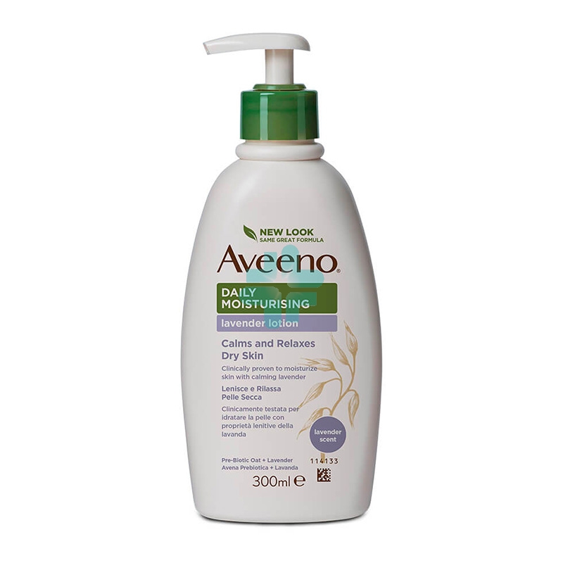 Aveeno Linea Corpo Daily Moisturising Crema Idratante Corpo Aroma Lavanda 300 ml