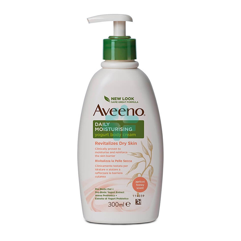 Aveeno Linea Corpo Daily Moisturising Crema Idratante Corpo allo Yogurt 300 ml